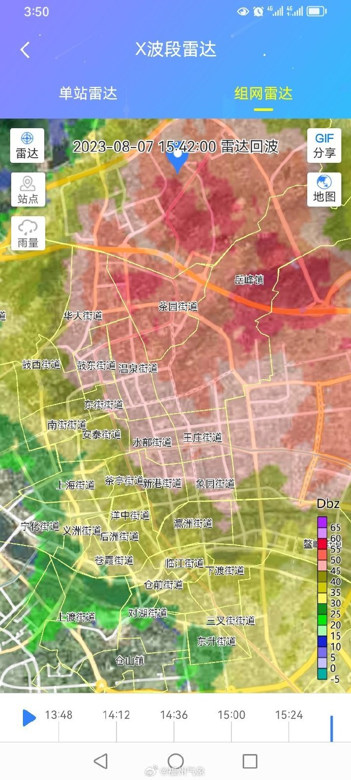 要下雨了！福州发布雷雨大风黄色预警信号(图2)