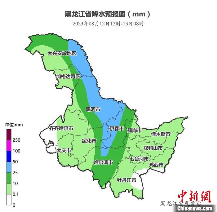 黑龙江省中等程度降雨结束局地强对流天气将多发(图2)