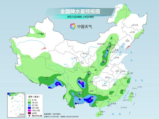 江南一带成降雨中心浙江广西部分地区或暴雨如注(图2)