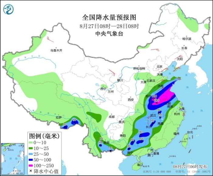 苏皖河南有强降雨局地有雷暴大风或冰雹等强对流天气(图2)