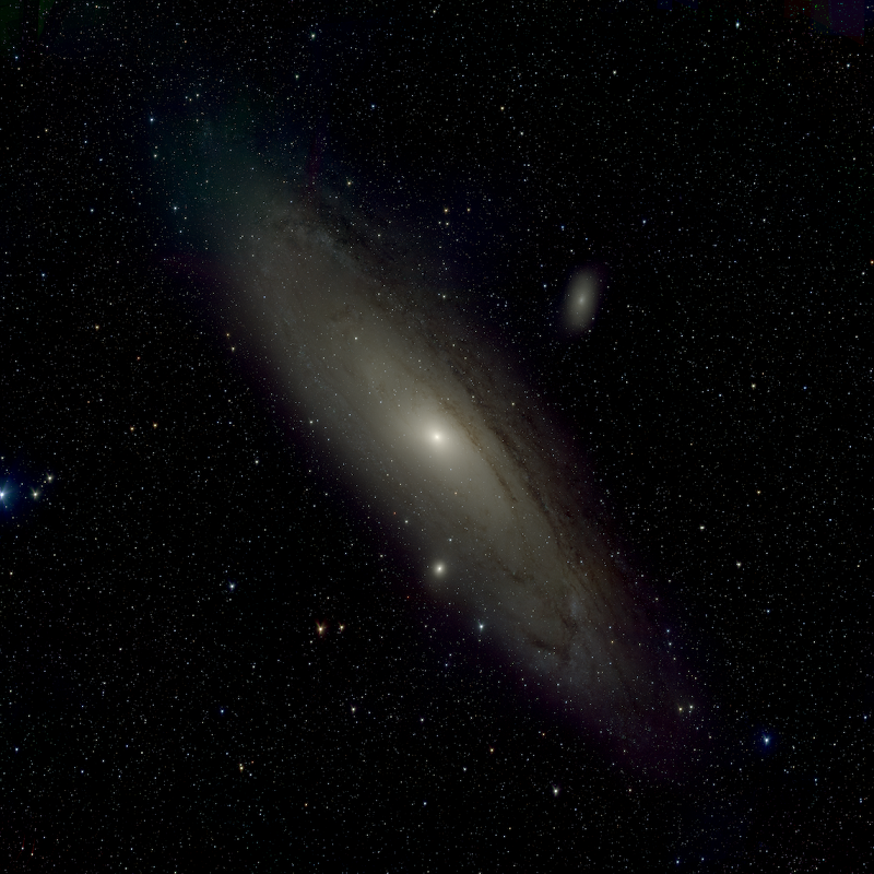 紫金山天文台大视场巡天望远镜发布仙女座星系