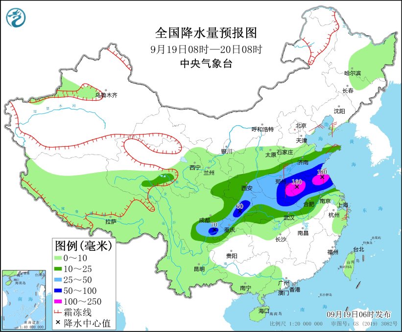 全国强降水江汉大部等地有大到暴雨局地可超过60毫米(图2)