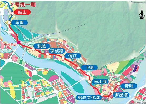 盾构机“福马号”顺利始发 福州地铁2号线东延线建设迈大步