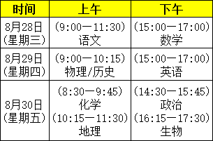 定了！福州初高中质检时间出炉！(图7)