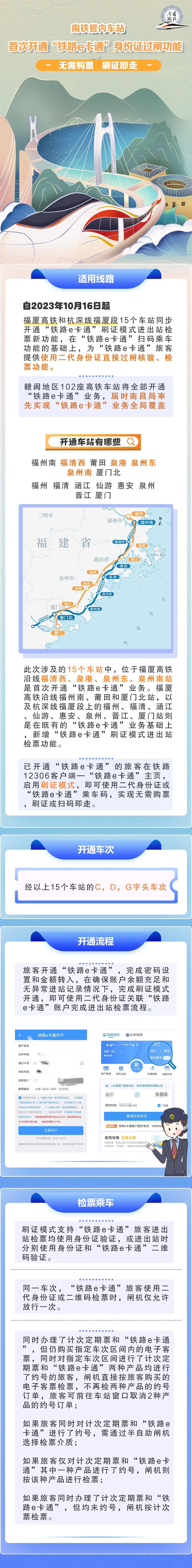 明起！坐火车无需购票！涉及福建这些车站(图1)