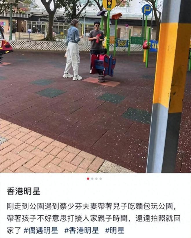 蔡少芬新近动态曝光蔡少芬儿子已被频曝光
