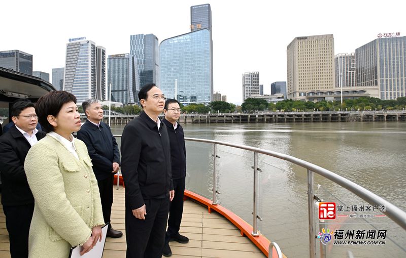 “四下基层”调研暨“河长日”巡查闽江(图1)