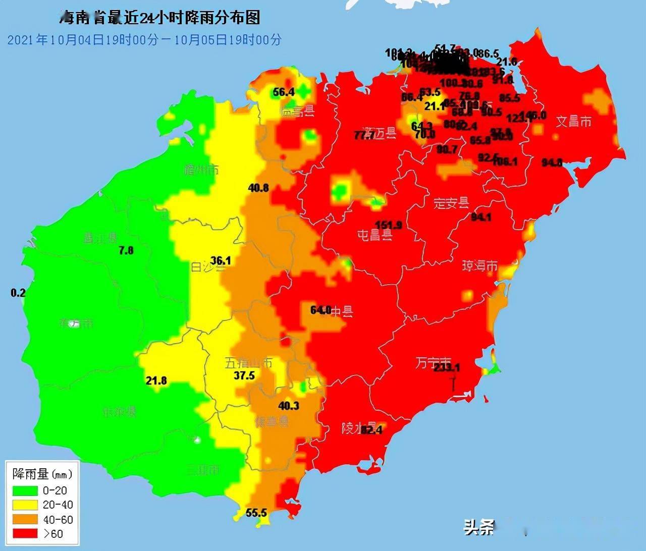 海南岛中东部局地有暴雨国内未来三天具体预报