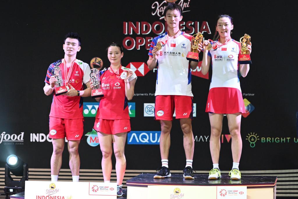 2024 年印尼羽毛球公开赛收官，国羽勇夺四冠两亚