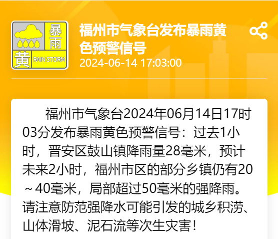 “下班雨”又来了！福建暴雨警报持续！未来七天雨雨雨！(图7)